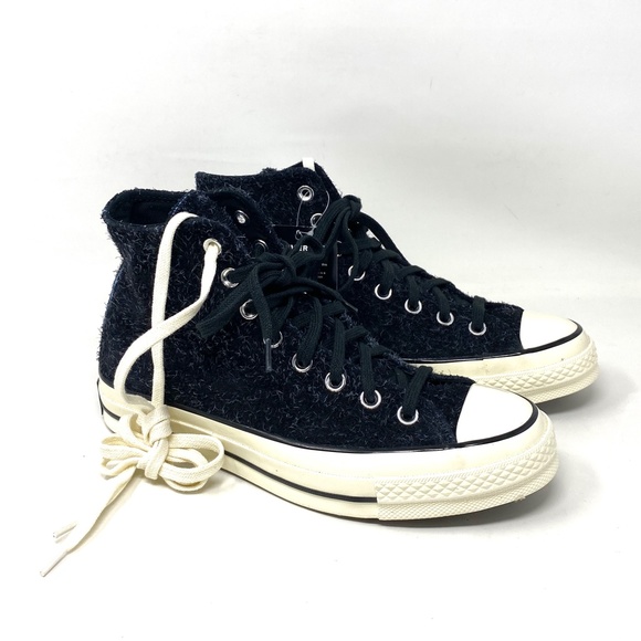 Converse Chuck 70 All Star High Top Black Suede Men Sneakers Casual Size 172144C - Picture 3 of 10